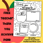 FREE Thank You Teacher Messages from Students Activity Page Thank You Teacher Messages from Students