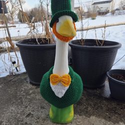 Leprechaun Porch Goose Outfit