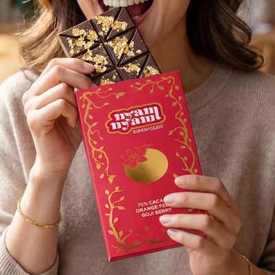 Nyam Nyam Superfoods Functional Chocolate Bar for Prosperity & Health