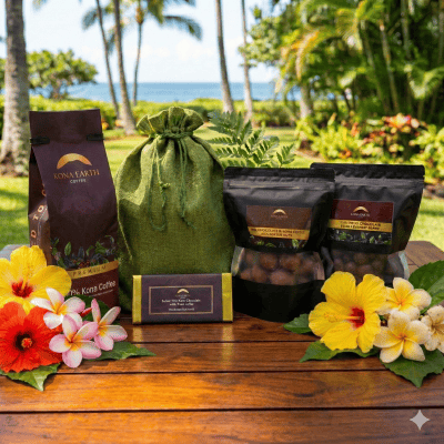 Kona Premium Coffee & Hawaiian Chocolate Gift Set