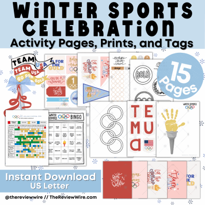 Printable Winter Sports Celebration Bundle