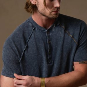 One Golden Thread Short Sleeve Henley