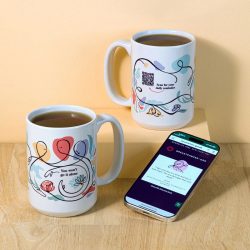 Breast Cancer Community of Care QR Mug 1 Breast Cancer Community of Care QR Mug
