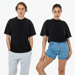 Los Angeles Apparel 1801 Garment Dyed T-Shirt 2 Los Angeles Apparel 1801 Garment Dyed T-Shirt