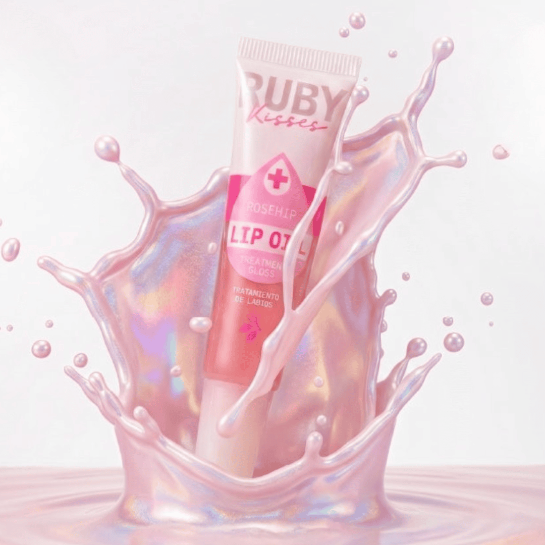 Ruby Kisses Tinted Iridescent Rosehip Lip Oil Treatment 1 Tinted Iridescent Rosehip Lip Oil Treatment Gloss