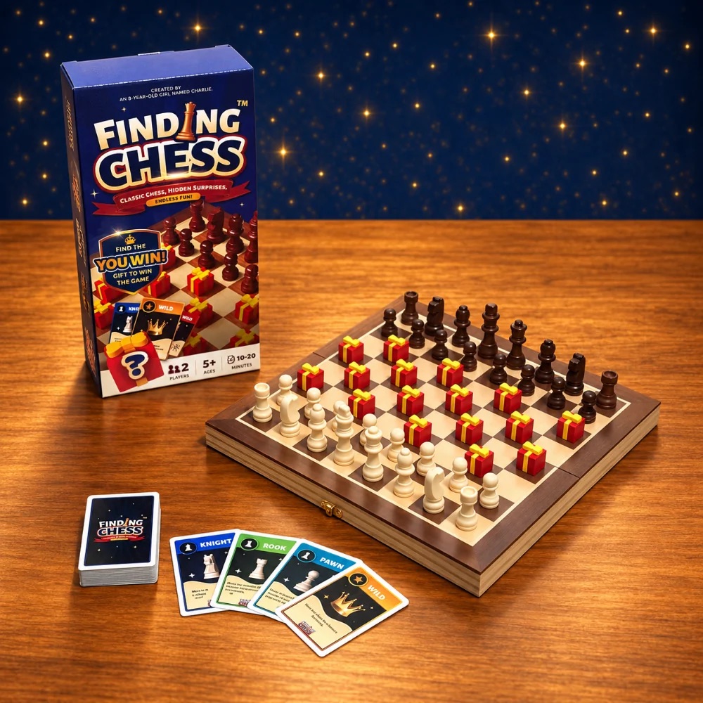 The Hidden Surprise Family Chess Game