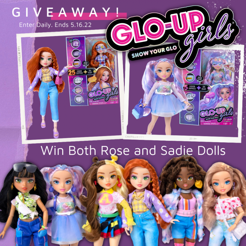 Glo-up Girls Giveaway. Ends 5.16.22