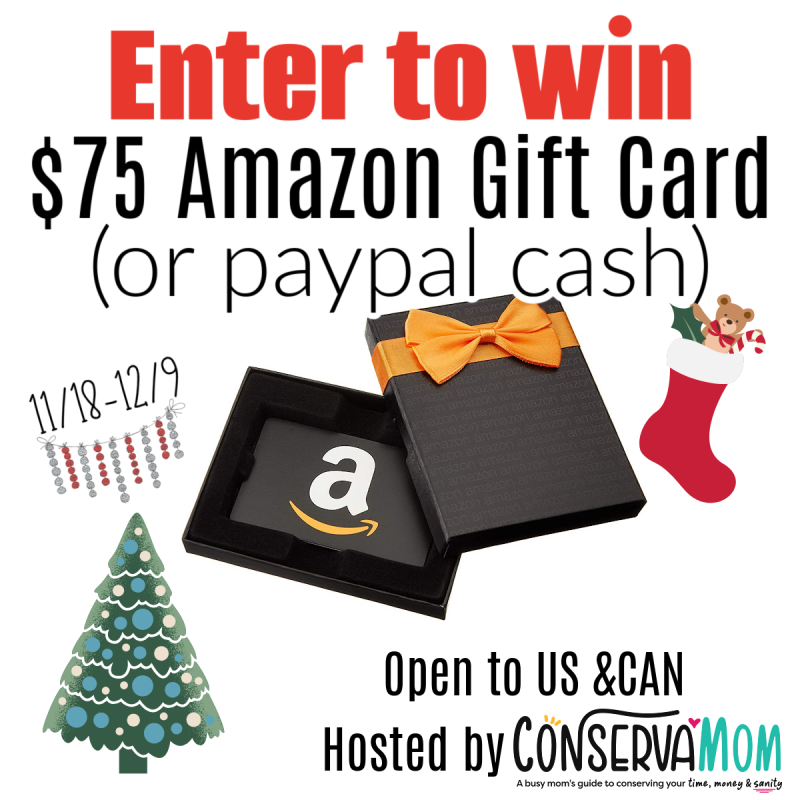 $75 Amazon GC Giveaway. Ends 12.9.24