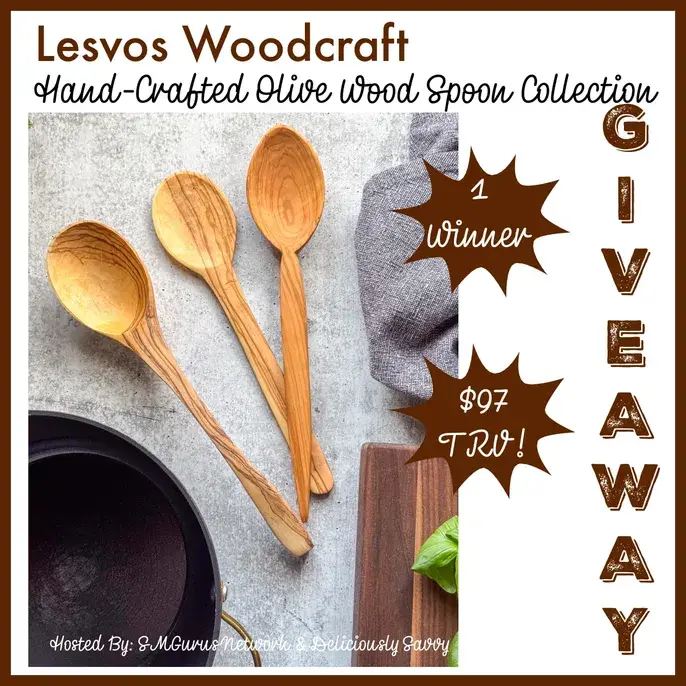 Lesvos Wood Spoon Collection Giveaway. Ends 3.14.25