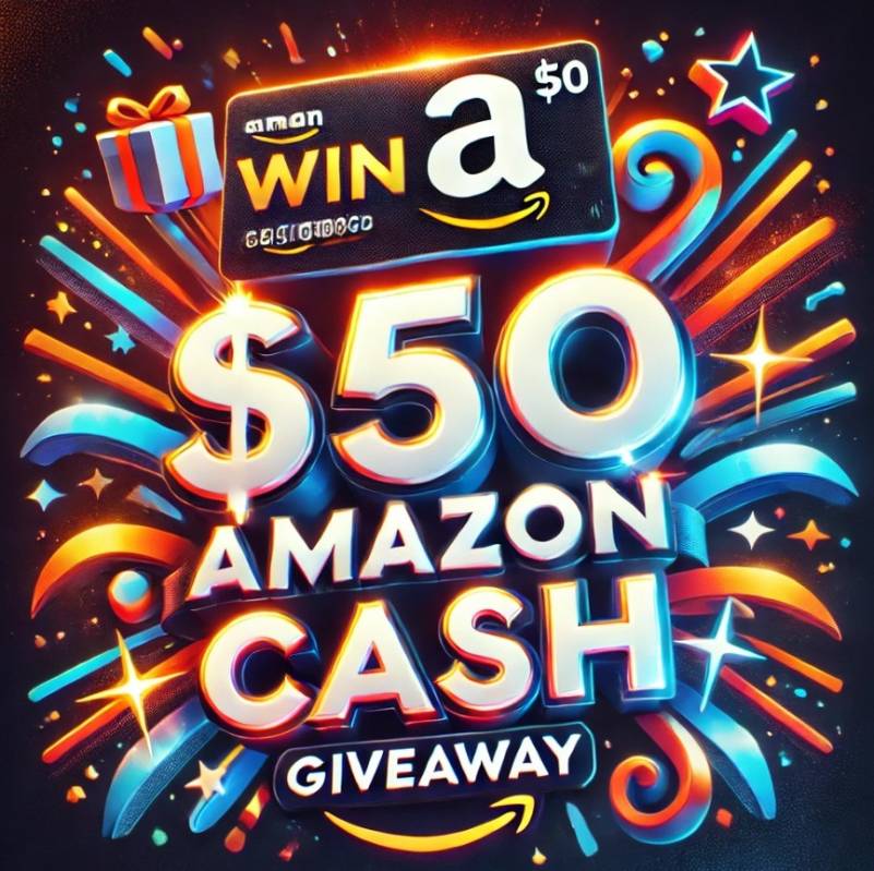 $50 Amazon Gift Card. Ends 2.7.25